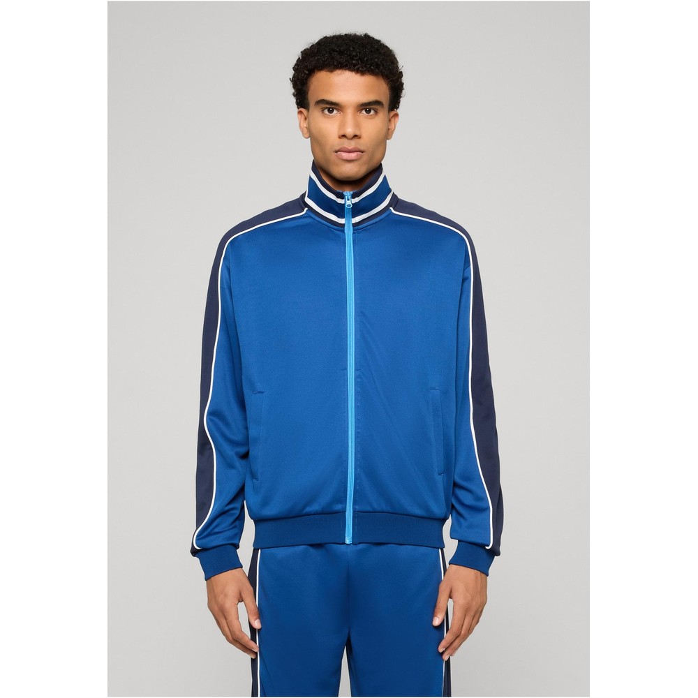 Urban Classics - Interlock Baseball Trainingsjacke - Blau